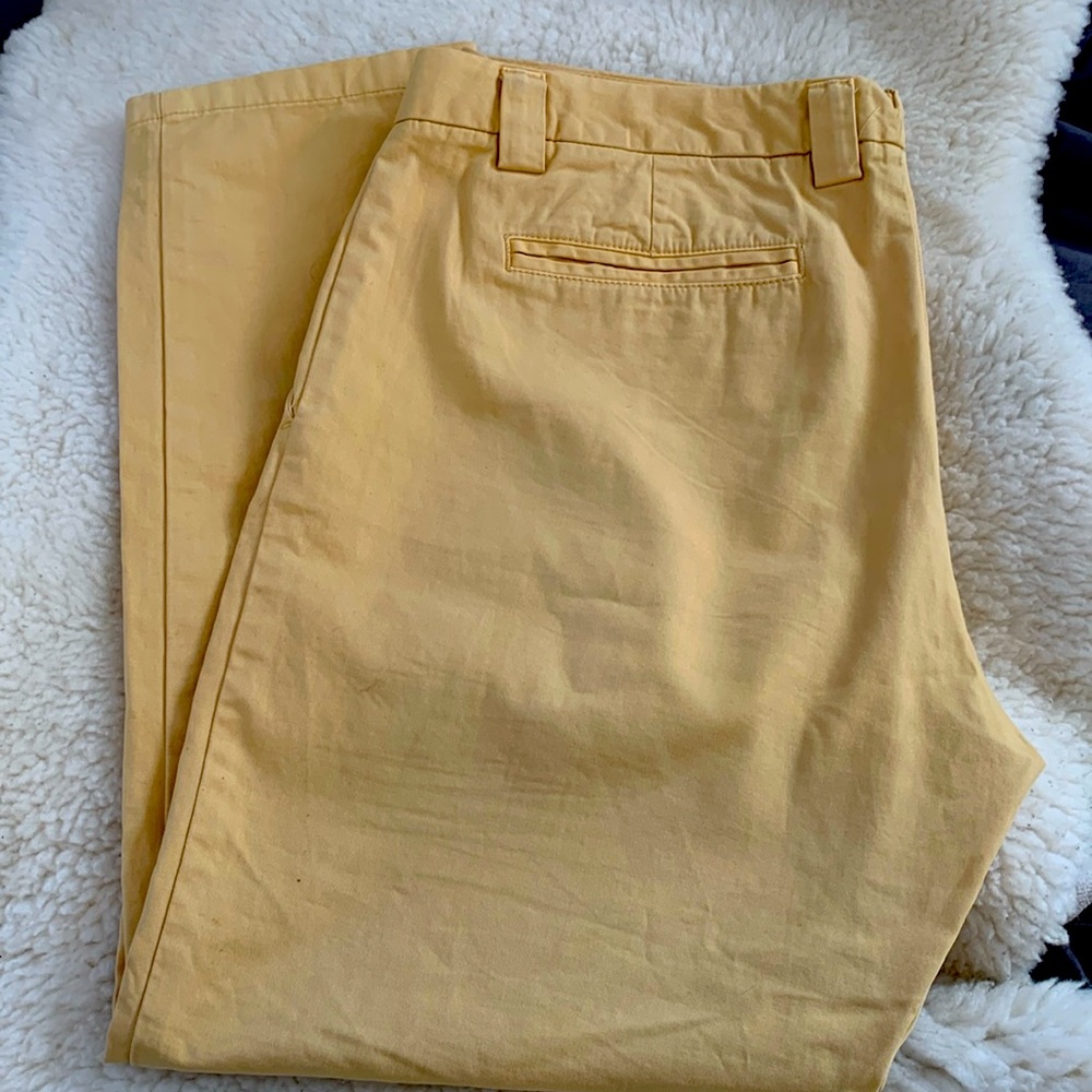 Gap cotton twill crop pant
